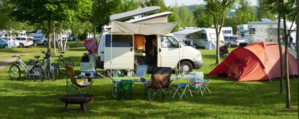 Camping dans les landes